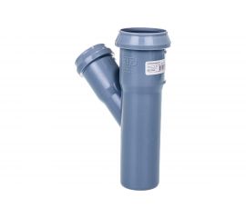 Канализационный тройник RTP D 40х32 мм, 45 град, серый 27140 