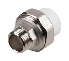 Муфта комбинированная разъемная с наружной резьбой VALFEX PP-R белая, 63 мм х2"" 10156050 127-0231 