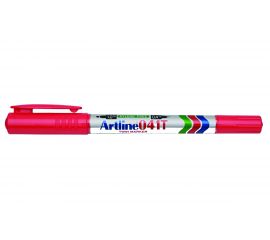 Перманентный двухсторонний маркер Artline 0,4-1,0 мм Twin Marker, красный EK041T-428 