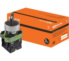 Переключатель TDM BD25 черный 2 положения I-0 стандартная ручка 1з 1р SQ0703-0010 