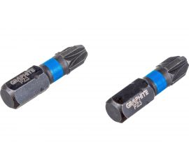 Биты ударные Graphite PZ3 x 25 мм 1/4" S2 2 шт. 56H505 
