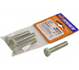 Болт с ш/г VIPкрепеж DIN 933 (558) полная резьба 10х50 3шт 26908 VIP 