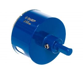 Сверло ЭКСПЕРТ алмазное трубчатое (P60; 60 мм) по кафелю Зубр 29850-60 