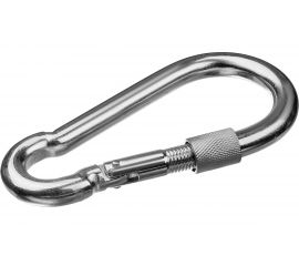 Карабин с предохранительной гайкой ЗУБР DIN 5299D, 12 мм, 1 шт 304556-12 