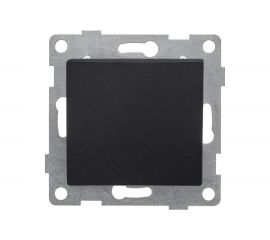 Механизм выключателя GUSI ELECTRIC Bravo 1 клавиша, СУ, 10А, 250В, графит С10В1-010 