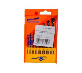 Набор сверл по дереву (3-10 мм; 8 шт.) PROJAHN 67040 