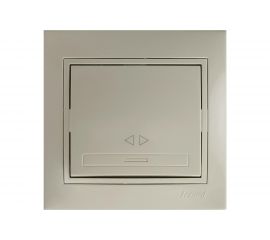 Промежуточный выключатель Lezard MIRA крем со вставкой 701-0303-107 