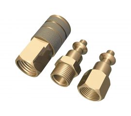 Комплект пневмоадаптеров (1/4""; 3 шт) Сорокин 2.250 