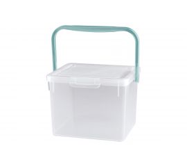 Ведро для стирального порошка Econova 235х210х162 мм бесцветный 431226301 