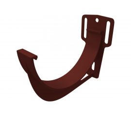 Кр��нштейн желоба GrandLine slider ПВХ, шоколадный RAL 8017 