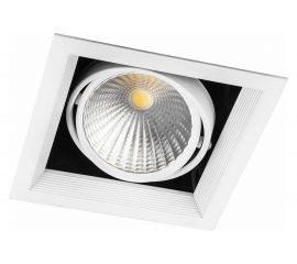 Карданный светодиодный светильник FERON 1x30W 2700 Lm, 4000К, 35 градусов, белый, AL211 29779 