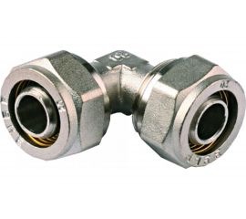 Уголок соединительный (16х16 мм; 2 мм; цанга-цанга) для трубопровода Зубр 51408-16 