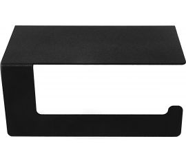 Держатель для туалетной бумаги EMBODIMENT с полкой хранения, черный EMB-TP-B 