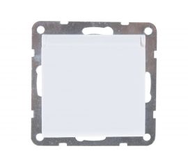 Розетка LK Studio с з/к, шторками и крышкой белый 863404-1 