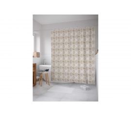 Штора (занавеска) для ванной JoyArty ""Капли фантазий"" из сатена, 180х200 см с крючками, sc_21962 