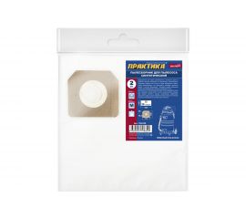 Мешки ПРАКТИКА 36 л, синтетич., 2 шт для пылесосов Black&Decker, P.I.T, ДИОЛД, ЗУБР, КАЛИБР, ЭНКОР 798-829 