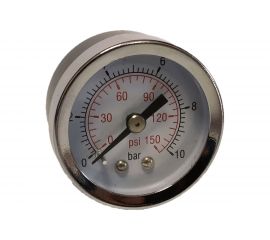 Манометр G 1/8, 0-1,0 мра, резьба сзади ЭнергоРесурс 9918004 