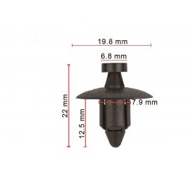 Клипса 10 шт AVERS 3541113-10 