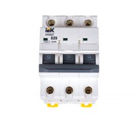 Автоматический выключатель IEK ARMAT M06N 3P C 25А AR-M06N-3-C025 