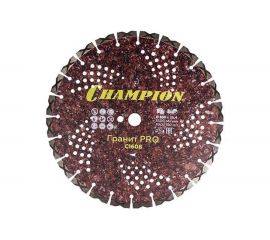 Диск алмазный 350х25,4х10 мм CHAMPION Гранит PRO Laser Granitek C1608 