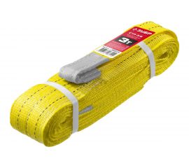 Текстильный петлевой строп ЗУБР СТП-3/6, желтый, г/п 3 т, длина 6 м 43553-3-6 