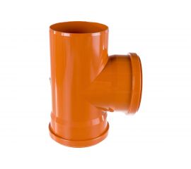 Тройник наружной канализации ХЕМКОР 160х160 мм, 87 градусов 2491093 