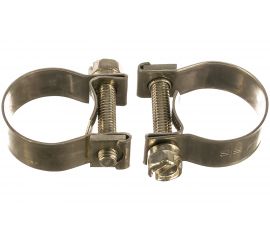 Металлические хомуты СИБРТЕХ, MINI 16-18мм, ширина 9мм, винтовой, W4, 2шт 475063 