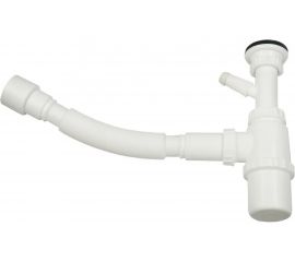 Итальянский сифон для умывальника WISENT с подводкой к стиральной машине WGER009 