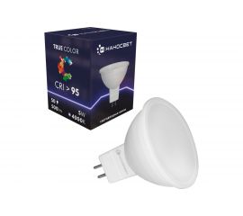 Светодиодная лампа Наносвет LH-MR16-50/GU5.3/940, 5Вт, GU5.3, 500Лм, 4000K, Ra>95, L012 