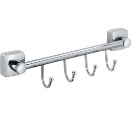 Планка FIXSEN "KVADRO" 4 крючка 61305B-4 