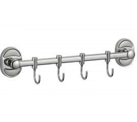 Планка с 4 крючками Savol хром S-008204 23197 