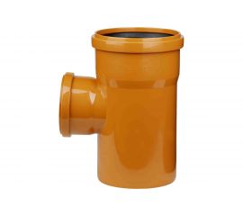 Тройник ООО МультиМирПласт ПП 110/110/87.5 SN2 РЫЖИЙ ТРК НК 110/110/87.5 SN2 