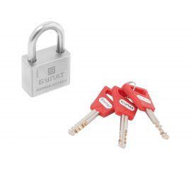 Навесной замок БУЛАТ ВС 3-С40 НС (нержавеющая сталь; 7 мм) 13987 