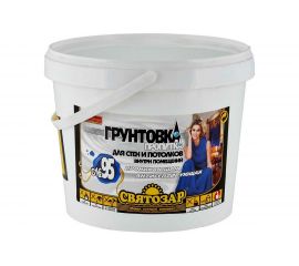 Акриловая грунтовка Finlux Святозар-95 для стен, потолков, антисептирующая, без запаха, 2 кг 4603783200122 