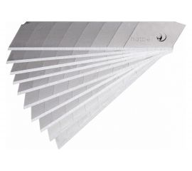 Лезвия для канцелярских ножей Hatber 18мм, 10 шт, в пластиковом боксе 060169 