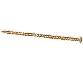 Оконные саморезы по бетону Саморезик 7.5х152 для окон рам, желтый цинк 50шт OSB-7.5х152-50 