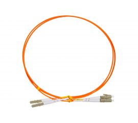 Патч-корд Hyperline FC-D2-50-LC/PR-LC/PR-H-1M-LSZH-OR волоконно-оптический (шнур) MM 50/125 27863 