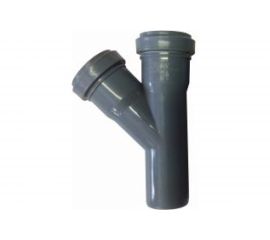 Тройник ООО МультиМирПласт 110/110/45 серый ТРК ВК 110/110/45 