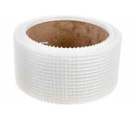 Строительная армирующая сетка GAVIAL самоклеящаяся сетка, серпянка для швов гипсокартона, ГОСТ, 45 мм х 20 м 00002444 