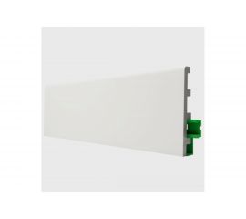 Плинтус Hannahholz 16x81x2000 мм, Белая шагрень, 404 Polynix 31.03.81404.387 