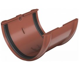 Соединитель желоба Технониколь (ПВХ; красный; 1 шт) TN425678 