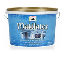 Краска интерьерная влагостойкая JOBI MATTLATEX 10 л 11818 