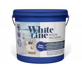 Фасадная краска White Line (супербелая; Base A; 4.5 л; 7 кг) 4690417092741 