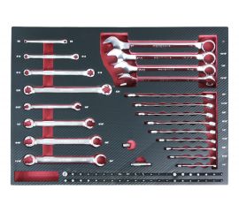 СОРОКИН Инструмент в ложементе Great дюймовый 65 предметов 1.265 