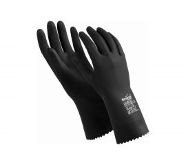 Ультратонкие перчатки MANIPULA КЩС-2, размер 9-9.5, черные L-U-032 605831 