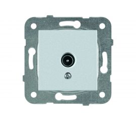 Розетка TV Panasonic МОДУЛЬ Karre Plus 54871 концевая серебро WKTT0451-2SL 