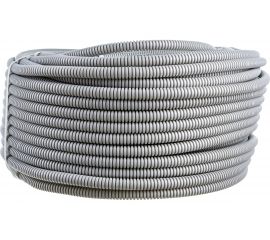 Труба ПВХ Экопласт гофрированная легкая, с зондом диаметр 16 мм, 100м 10116-100 