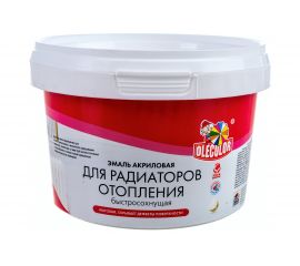Акриловая эмаль для радиаторов отопления OLECOLOR 0.5 кг 4300006116 
