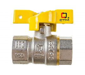 Шаровой кран для газа СТМ ГАЗ 1/2"", г/г, бабочка CGFFB012 