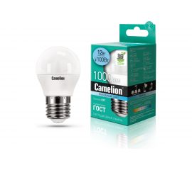 Светодиодная лампа Camelion LED12-G45/845/E27 12Вт 220В 13696 